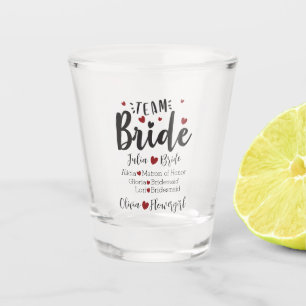 Vow & Vogue: A Custom Celebration of Sisterhood Shot Glass