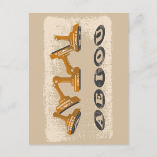 Vowels AEIOU English language Postcard