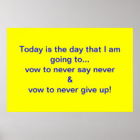 Vowing to