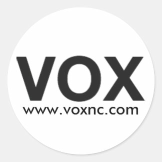 VOX Logo (Sticker) Classic Round Sticker