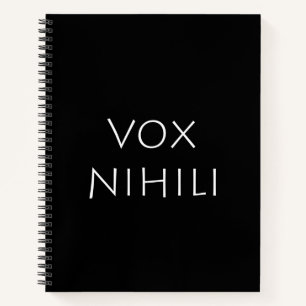Vox nihili notebook