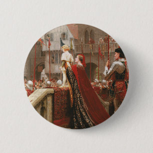 Vox Populi, c. 1904 by Edmund Blair Leighton 6 Cm Round Badge