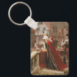 Vox Populi, c. 1904 by Edmund Blair Leighton Key Ring<br><div class="desc">Vox Populi is a painting by British artist Edmund Blair Leighton,  and was painted in 1904. Leighton produced paintings in the early 1900's that were focused on medieval times.</div>