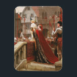 Vox Populi, c. 1904 by Edmund Blair Leighton Magnet<br><div class="desc">Vox Populi is a painting by British artist Edmund Blair Leighton,  and was painted in 1904. Leighton produced paintings in the early 1900's that were focused on medieval times.</div>