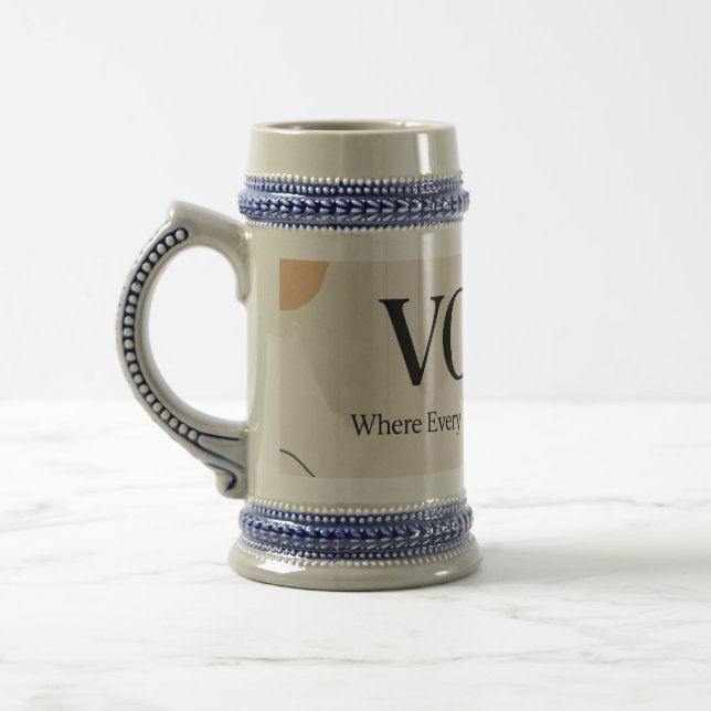 Voxy Tote Bag Beer Stein (Left)