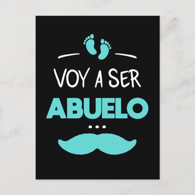 Voy a ser abuelo postcard (Front)