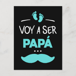 Voy a ser papa postcard