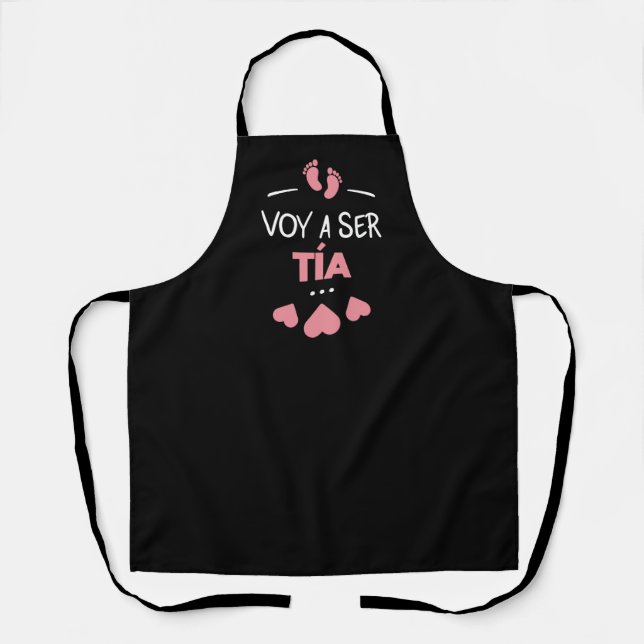 Voy a ser tia apron (Front)