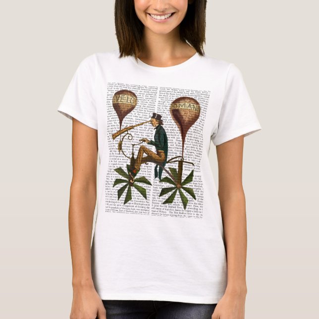 Voyage A La Lune Hot Air Balloon T-Shirt (Front)