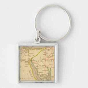 Voyage des Israelites depuis leur sortie d'Egypte Key Ring