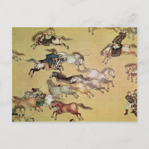 Voyage of Emperor Qianlong  detail from a Postcard