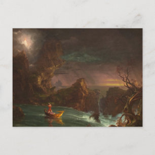 voyage of life manhood postcard