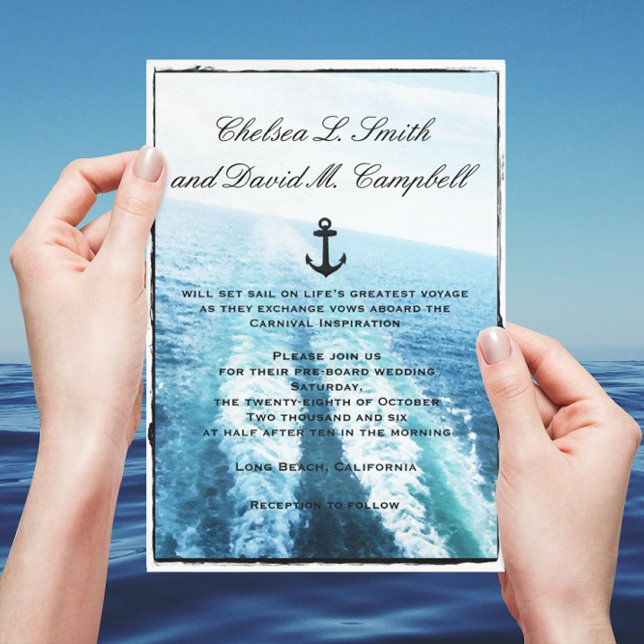©Voyage of Love/Cruise Ship/Destination Wedding Invitation (Creator Uploaded)