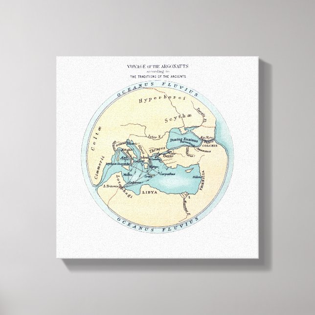 VOYAGE OF THE ARGONAUTS CANVAS PRINT (Front)