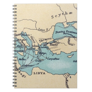 VOYAGE OF THE ARGONAUTS SPIRAL NOTEBOOK