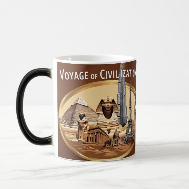 Voyage to Civilisations Magic Mug (Left)