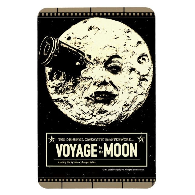 *VOYAGE to the MOON* Flexible Magnet (Vertical)