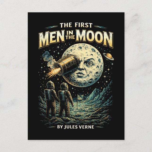 Voyage to the Moon Postcard (Front)