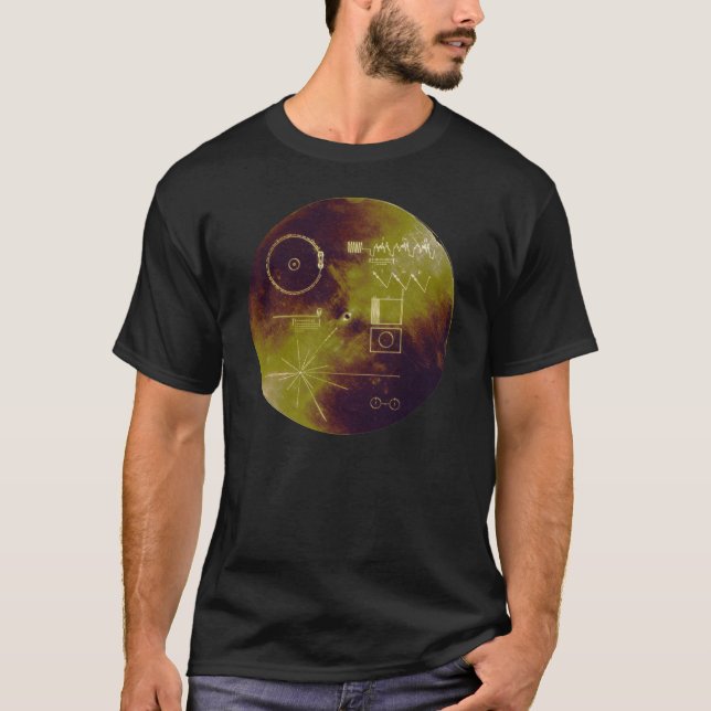 Voyager 1 and 2 Golden Record Sounds of Earth T-Shirt (Front)