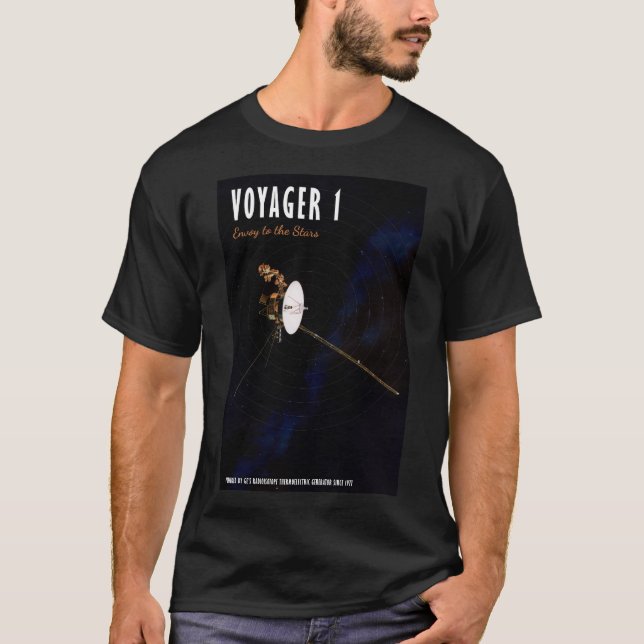 Voyager 1 - Envoy to the Stars T-Shirt (Front)