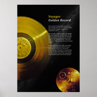 Voyager 1 Golden Record - Poster