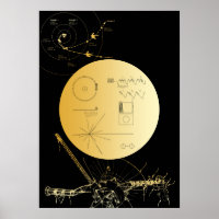 Voyager 1 Golden Record - poster