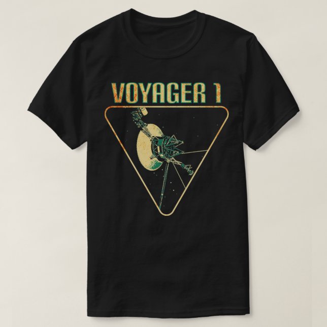 Voyager 1 Interstellar Space Probe10 T-Shirt (Design Front)