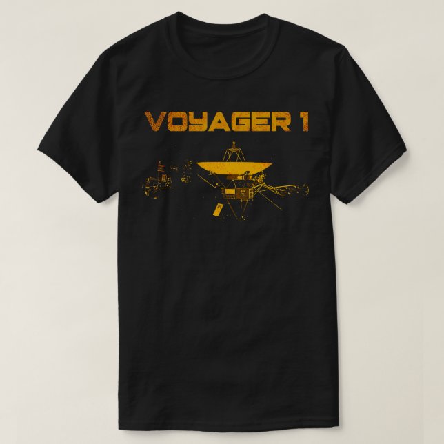 Voyager 1 Interstellar Space Probe 10 T-Shirt (Design Front)