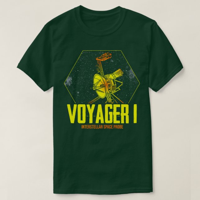 Voyager 1 Interstellar Space Probe 11 T-Shirt (Design Front)
