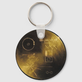 Voyager Golden Record Keychain