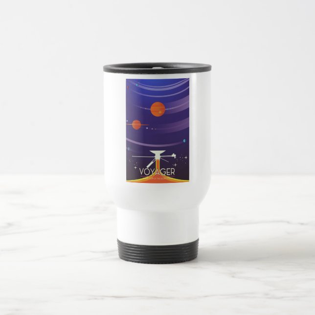 Voyager Grand Tour Science poster Travel Mug (Center)