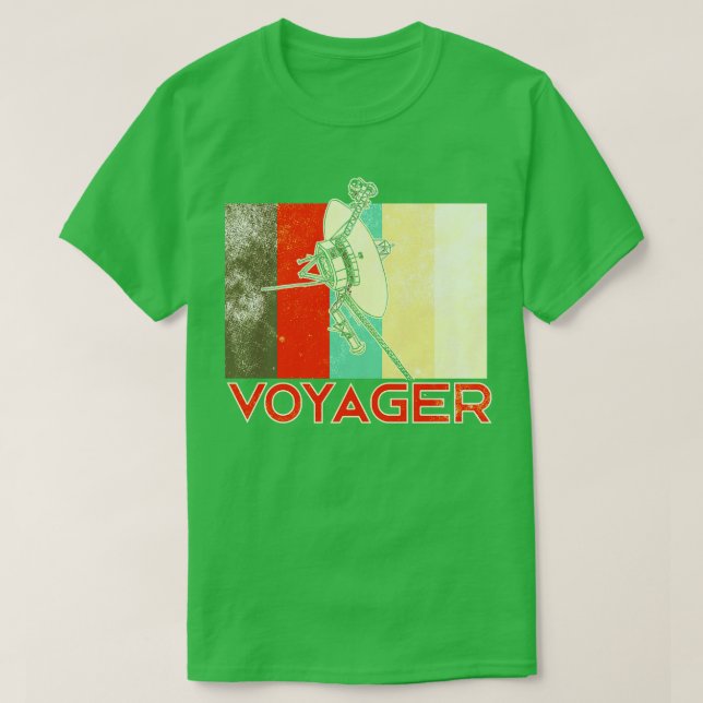 Voyager Interstellar Space Probe 2 T-Shirt (Design Front)
