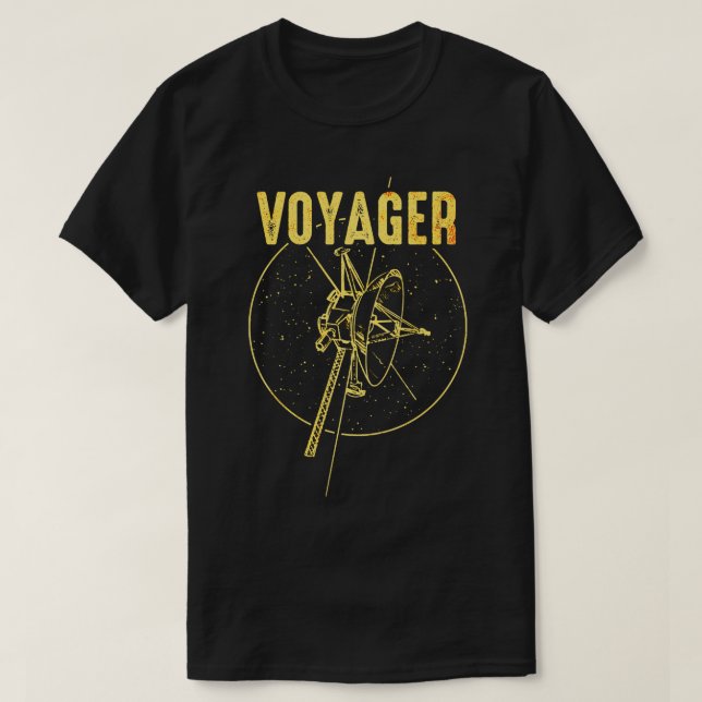 Voyager Interstellar Space Probe 8 T-Shirt (Design Front)