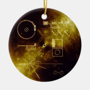 Voyager Message Ceramic Tree Decoration