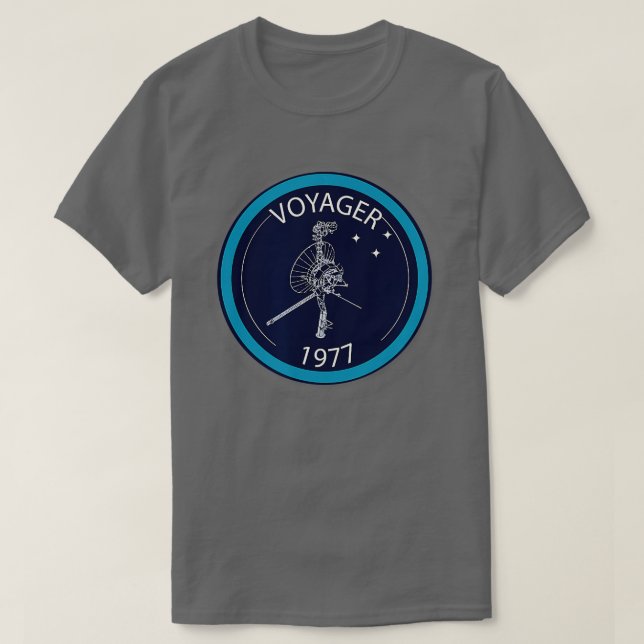Voyager Satellite Probe 1977 Space  T-Shirt (Design Front)