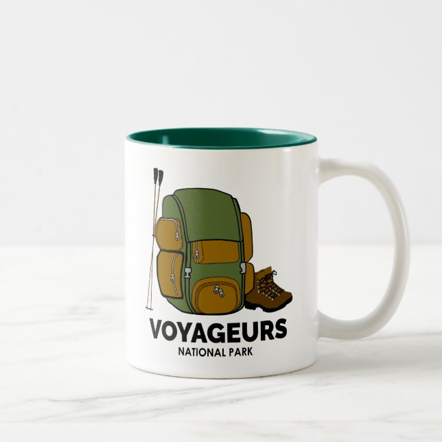 Voyageurs National Park Backpack Two-Tone Coffee Mug (Right)