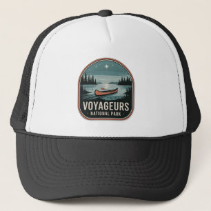Voyageurs National Park Canoe Badge Trucker Hat