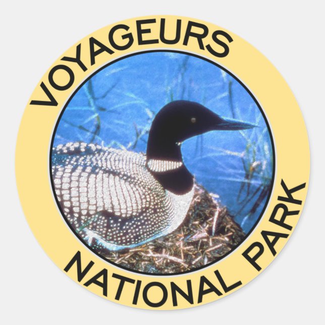 Voyageurs National Park Classic Round Sticker (Front)