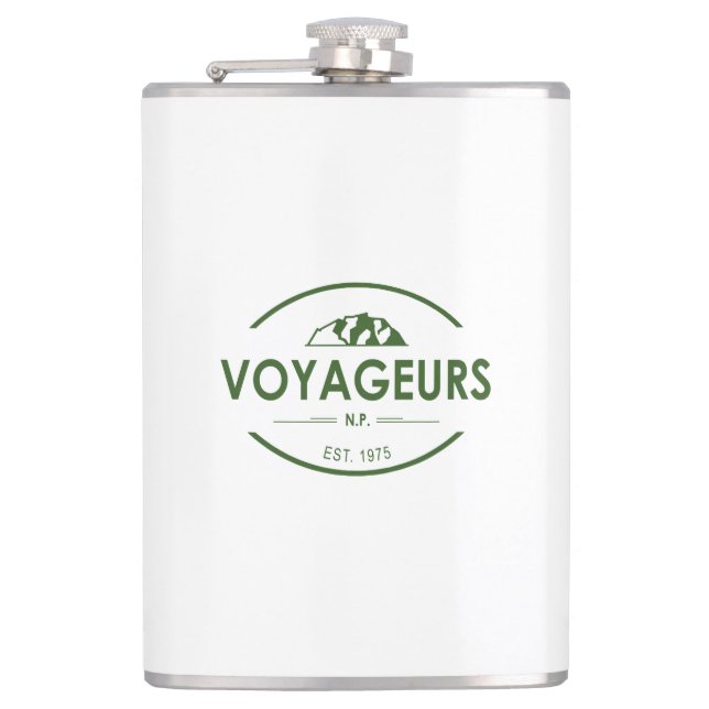Voyageurs National Park Hip Flask (Front)
