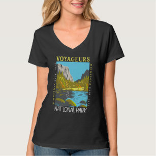Voyageurs National Park Minnesota Retro Distressed T-Shirt