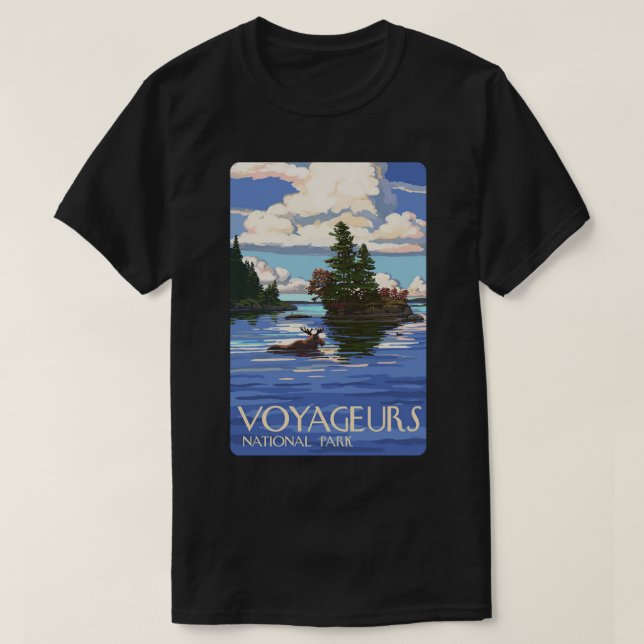 Voyageurs National Park Minnesota, USA Travel Deca T-Shirt (Design Front)