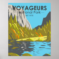 Voyageurs National Park Minnesota Vintage