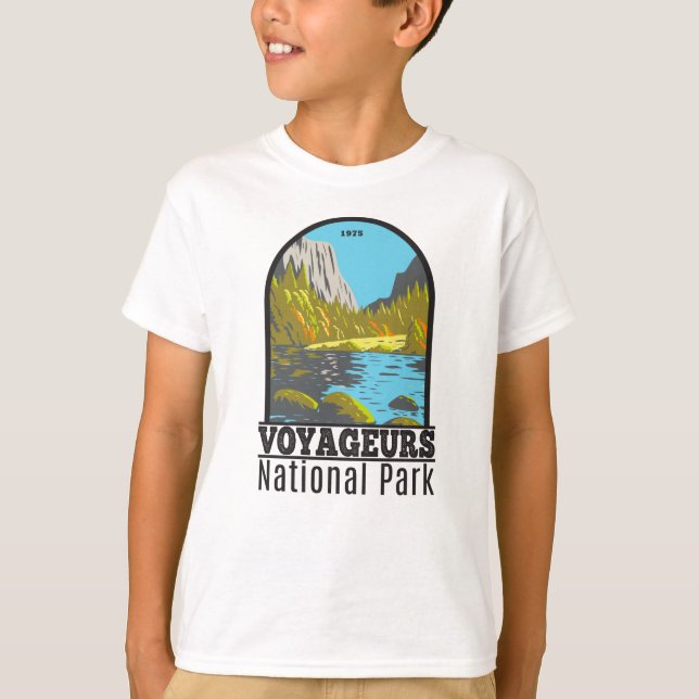 Voyageurs National Park Minnesota Vintage T-Shirt (Front)