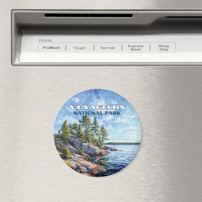 Voyageurs National Park Rainy Lake Minnesota Magnet (In Situ (Dishwasher))