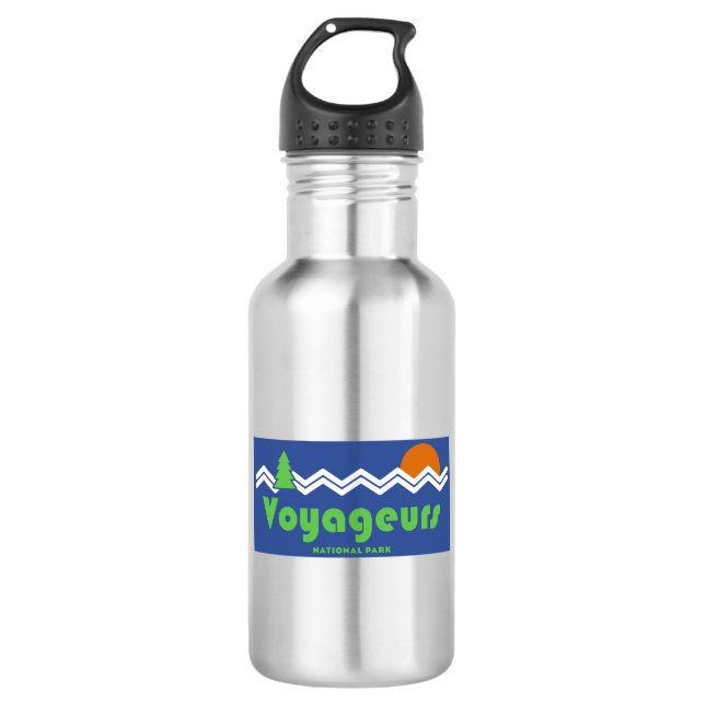 Voyageurs National Park Retro 532 Ml Water Bottle (Front)