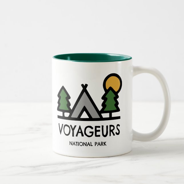 Voyageurs National Park Two-Tone Coffee Mug (Right)