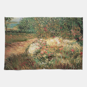 Voyer d'Argenson Park Asnieres by Vincent van Gogh Tea Towel