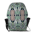 Voysey Art Nouveau Owls Nest Patten Messenger Bag