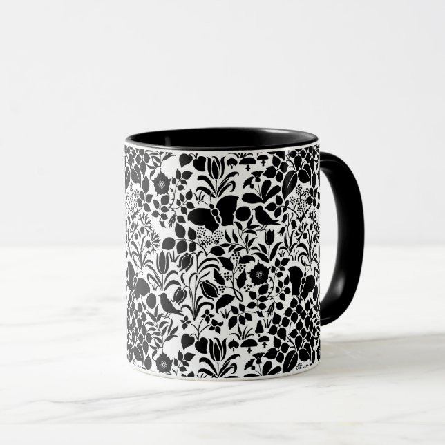 Voysey's Wildflowers Coffee Mug (Front Right)