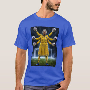 Vozinha Cape Verde Goalkeeper Football Soccer T-Shirt